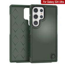 Load image into Gallery viewer, Funda PunkCase Galaxy S24 Ultra, [Serie Spartan 2.0] Cubierta resistente transparente de alta resistencia [Verde oscuro]
