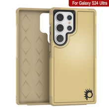 Load image into Gallery viewer, Carcasa PunkCase Galaxy S24 Ultra, Serie Spartan 2.0, Funda Clara Resistente y Resistente de Color Amarillo.
