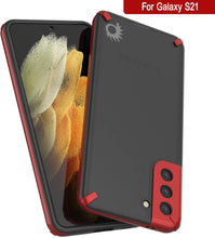 Load image into Gallery viewer, Punkcase Galaxy S21 Case [Mirage Series] Heavy Duty Phone Cover (Red) 
