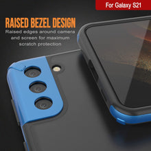 Cargar imagen en el visor de la galería, Punkcase Galaxy S21 Case [Mirage Series] Heavy Duty Phone Cover (Blue) (Color in image: Black)
