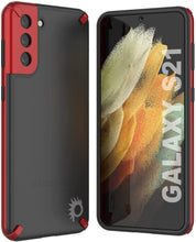 Load image into Gallery viewer, Punkcase Galaxy S21 Case [Mirage Series] Heavy Duty Phone Cover (Red) (Color in image: Red)
