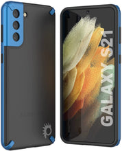 Cargar imagen en el visor de la galería, Punkcase Galaxy S21 Case [Mirage Series] Heavy Duty Phone Cover (Blue) (Color in image: Blue)
