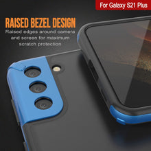 Cargar imagen en el visor de la galería, Punkcase Galaxy S21 Plus Case [Mirage Series] Heavy Duty Phone Cover (Blue) 
