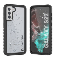 Cargar imagen en el visor de la galería, Galaxy S22 Water/ Shockproof [Extreme Series] With Screen Protector Case [Black] (Color in image: Black)
