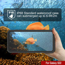 Cargar imagen en el visor de la galería, Galaxy S22 Water/ Shockproof [Extreme Series] With Screen Protector Case [Black] (Color in image: Purple)
