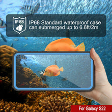 Cargar imagen en el visor de la galería, Galaxy S22 Water/ Shock/ Snow/ dirt proof [Extreme Series] Slim Case [Light Blue] (Color in image: Purple)
