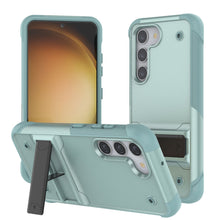 Cargar imagen en el visor de la galería, Funda Punkcase Galaxy S23 [Serie Reliance] Protector híbrido de grado militar con soporte incorporado [Verde]
