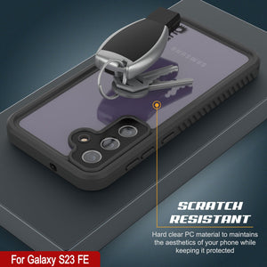 Galaxy S23 FE Resistente al agua / a prueba de golpes [Serie Extrema] Funda protectora delgada con protector de pantalla [Morado]