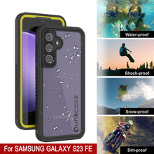 Cargar imagen en el visor de la galería, Galaxy S23 FE resistente al agua/ a prueba de golpes [Serie Extrema] con protector de pantalla (amarillo).
