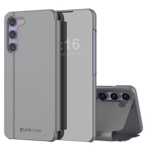 Funda Protectora y Flip Punkcase Galaxy S23 Reflector [Plateada]