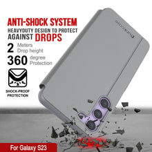 Cargar imagen en el visor de la galería, Funda Protectora y Flip Punkcase Galaxy S23 Reflector [Plateada]
