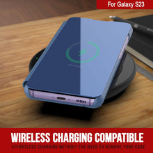 Cargar imagen en el visor de la galería, Funda protectora con tapa Punkcase Galaxy S23 Reflector [Azul]
