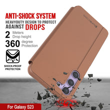 Cargar imagen en el visor de la galería, Funda protectora Punkcase Galaxy S23 Reflector con tapa abatible [Rosa]
