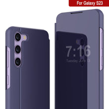 Cargar imagen en el visor de la galería, Funda protectora con tapa Punkcase Galaxy S23 Reflector [Morado]
