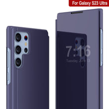 Cargar imagen en el visor de la galería, Funda protectora con tapa Punkcase Galaxy S23 Ultra Reflector [Morado]
