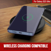 Cargar imagen en el visor de la galería, Funda protectora con tapa Punkcase Galaxy S23 Ultra Reflector [Morado]

