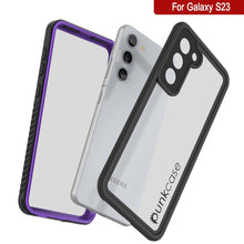 Cargar imagen en el visor de la galería, Galaxy S23 Resistente al agua / a prueba de golpes [Serie Extreme] Funda protectora delgada con protector de pantalla [Morado]
