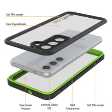 Load image into Gallery viewer, Galaxy S23 a prueba de agua / resistente a los golpes [Serie Extrema] Funda protectora de pantalla [Verde Claro]
