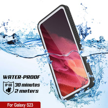 Cargar imagen en el visor de la galería, Galaxy S23 a prueba de agua/ golpes/ nieve/ suciedad [Serie Extrema] Funda delgada Punkcase [Blanca]

