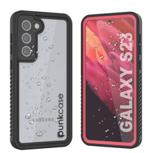 Cargar imagen en el visor de la galería, Galaxy S23 a prueba de agua/choques/nieve [Serie Extrema] Funda protectora delgada para pantalla [Rosa]
