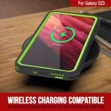 Load image into Gallery viewer, Galaxy S23 a prueba de agua / resistente a los golpes [Serie Extrema] Funda protectora de pantalla [Verde Claro]
