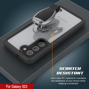 Galaxy S23 a prueba de agua/ golpes/ nieve/ suciedad [Serie Extrema] Funda delgada Punkcase [Blanca]