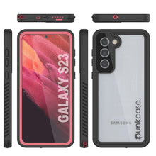 Cargar imagen en el visor de la galería, Galaxy S23 a prueba de agua/choques/nieve [Serie Extrema] Funda protectora delgada para pantalla [Rosa]

