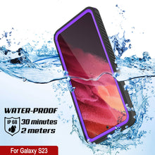 Cargar imagen en el visor de la galería, Galaxy S23 Resistente al agua / a prueba de golpes [Serie Extreme] Funda protectora delgada con protector de pantalla [Morado]
