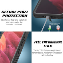 Cargar imagen en el visor de la galería, Galaxy S23 Resistente al agua / a prueba de golpes [Serie Extreme] Funda protectora delgada con protector de pantalla [Morado]
