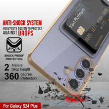 Cargar imagen en el visor de la galería, Caso de soporte de tarjetas Galaxy S24 Plus [Serie de Cardal Cardslot] [Fit Slim] [Orange]

