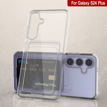 Load image into Gallery viewer, Caso de soporte de tarjetas Galaxy S24 Plus [Serie Crystal CardsLot] [Fit Slim] [Clear]
