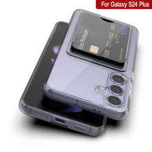 Load image into Gallery viewer, Caso de soporte de tarjetas Galaxy S24 Plus [Serie Crystal CardsLot] [Fit Slim] [Clear]
