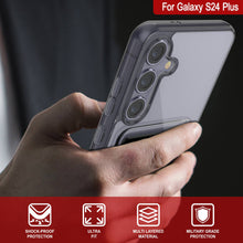 Cargar imagen en el visor de la galería, Caso de soporte de tarjetas Galaxy S24 Plus [Serie Crystal CardsLot] [Fit Slim] [Negro]
