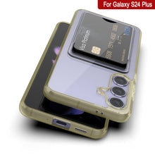 Cargar imagen en el visor de la galería, Caso de soporte de tarjetas Galaxy S24 Plus [Serie CRystal CardsLot] [Fit Slim] [Amarillo]
