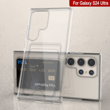 Cargar imagen en el visor de la galería, Caso de soporte de tarjetas Galaxy S24 [Serie Crystal CardsLot] [Fit Slim] [Clear]
