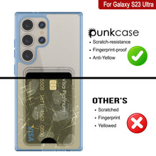 Cargar imagen en el visor de la galería, Caso de soporte de tarjetas Galaxy S24 [Serie Crystal CardsLot] [Fit Slim] [Azul]
