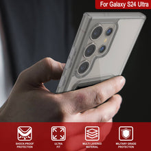 Load image into Gallery viewer, Caso de soporte de tarjetas Galaxy S24 [Serie Crystal CardsLot] [Fit Slim] [Gray]
