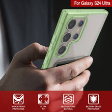 Cargar imagen en el visor de la galería, Caso de soporte de tarjetas Galaxy S24 [Serie Crystal CardsLot] [Fit Slim] [verde]
