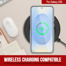Load image into Gallery viewer, Funda PunkCase para Galaxy S25, [Serie Spartan 2.0], transparente, resistente y duradera [blanca]
