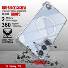 Load image into Gallery viewer, Estuche de carga inalámbrica magnética para Galaxy S25 [Serie de acrílico transparente] [Antideslizante] Para Galaxy S25 [Transparente]
