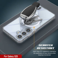 Load image into Gallery viewer, Estuche de carga inalámbrica magnética para Galaxy S25 [Serie de acrílico transparente] [Antideslizante] Para Galaxy S25 [Transparente]
