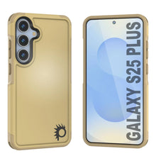 Cargar imagen en el visor de la galería, Funda PunkCase para Galaxy S25+ Plus, [Serie Spartan 2.0], transparente, resistente y duradera [amarilla]
