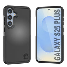Cargar imagen en el visor de la galería, Funda PunkCase para Galaxy S25+ Plus, [Serie Spartan 2.0], transparente, resistente y duradera [negra]
