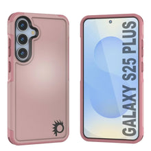 Cargar imagen en el visor de la galería, Funda PunkCase para Galaxy S25+ Plus, [Serie Spartan 2.0], transparente, resistente y duradera [rosa]
