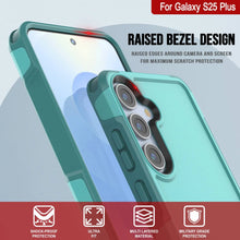 Cargar imagen en el visor de la galería, Funda PunkCase para Galaxy S25+ Plus, [Serie Spartan 2.0], transparente, resistente y duradera [azul claro]
