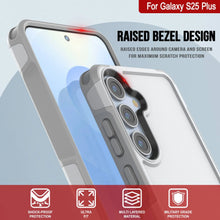 Load image into Gallery viewer, Funda PunkCase para Galaxy S25+ Plus, [Serie Spartan 2.0], transparente, resistente y duradera [blanca]
