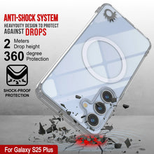 Cargar imagen en el visor de la galería, Estuche de carga inalámbrica magnética para Galaxy S25 Plus [Serie de acrílico transparente] [Antideslizante] Para Galaxy S25 Plus [Transparente]
