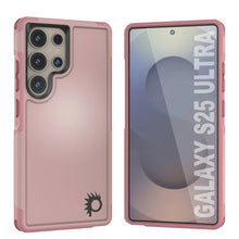 Cargar imagen en el visor de la galería, Funda PunkCase para Galaxy S25 Ultra, [Serie Spartan 2.0], transparente, resistente y duradera [rosa]
