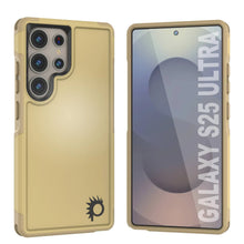 Cargar imagen en el visor de la galería, Funda PunkCase para Galaxy S25 Ultra, [Serie Spartan 2.0], transparente, resistente y duradera [amarilla]
