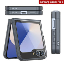 Cargar imagen en el visor de la galería, Funda para Galaxy Z Flip6 [Serie de acrílico transparente] [Antideslizante] Para Galaxy Z Flip6 [Negro]
